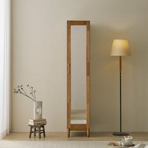 나무뜰 루멘 루바 갤러리 원목 400 전신거울 수납 옷장 FMF205C