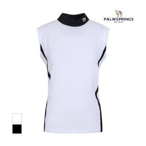 [팜스프링스][팜스프링스] 여성 배색라인 민소매 티셔츠_STTL222