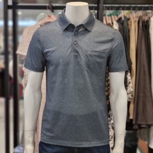 [피에르가르뎅]PPTS2912 잔스트라이프 프린트 엠보 티셔츠