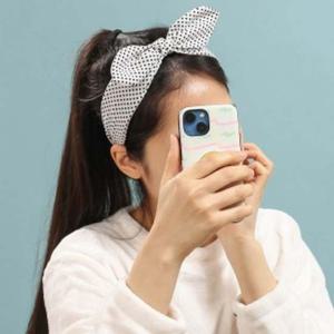 엔젤슈슈도트리본헤어밴드화이트예쁜머리띠 도트머리띠 도트헤어밴드 리본머리띠 리본헤어밴드 청순한머리띠