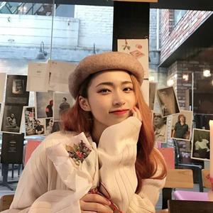 귀여운 여성 빵모자 화가모자 꼭지 베레모