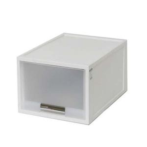 화인 화이트 스텝 서랍박스 40cm 2호 1단 창신리빙 생활용품 수납정리용품 정리박스 화인 화이트 스텝 서랍박스 40cm 2호 1단