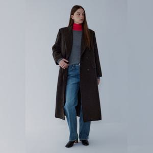 [보브]캐시미어 블렌드 클래식 더블 코트7155416001