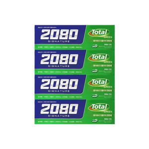 [메디안]애경 2080 시그니쳐 토탈 그린치약 125g 4입