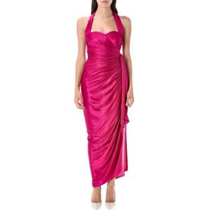 발망 미디 원피스 FF1RP912JK74 4AC ROSE METALISE