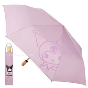 쿠로미 빅빼꼼 안전한 55 3단 자동우산-퍼플 우산 유아우산 아기우산 아동우산 어린이우산 초등학생우산 캐릭터우산 자동우산 3단자동우산 3단우산