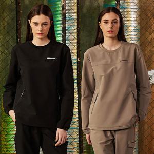 [험머][험머] 여성 링클프리 기모 트랙 티셔츠 HA3TS4007W