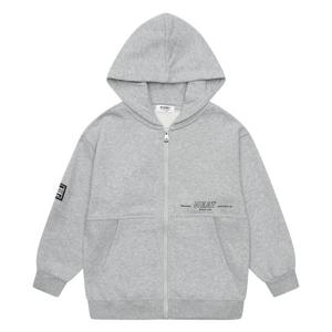 [에꼴리에][에꼴리에] 남아 기모 레터링 절개 후드 점퍼 21D0133