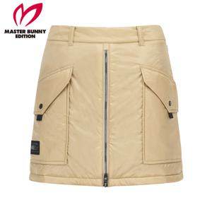[마스터바니] 여성 센터 지퍼 백 밴딩 패딩 큐롯 스커트