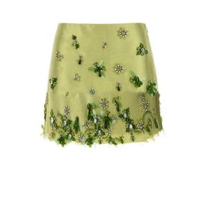 프라다 스커트 P180YRSOOO16L8 F0613 GREEN