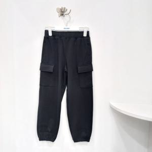 [에꼴리에]에꼴리에 벨로아 본딩 카고 조거 바지(25D0202  BK)_C