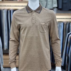 [크로커다일남성]면혼방 요꼬에리 카라티셔츠 CDAABTP379265_SH