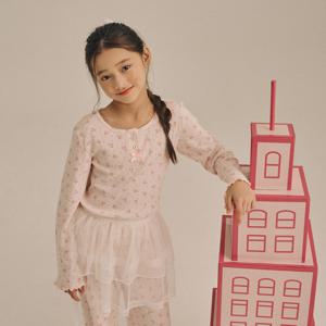 [오르시떼]여아동 G014 스몰베어 긴소매 파자마 세트 OR25FGGAG014