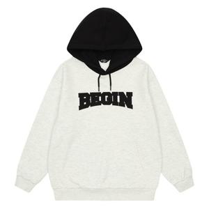 [에꼴리에][겨울]아플리케 배색 후드티 25D0402