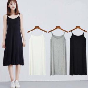 여자 끈나시 원피스 이너 웨어 민소매 홈웨어 3컬러 여성민소매나시