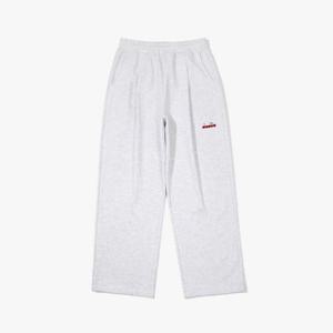 디아도라바지 KQJ D3423LFP65MGL 에센셜 기모 스트레이트 팬츠 MELANGE GREY