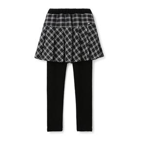 [레노마키즈]R2348P286체크 주름 스커트 레깅스_JJ