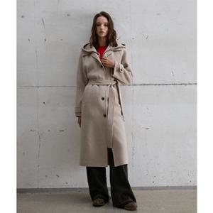 [에고이스트] ER4TC002 후드 탈부착 핸드메이드 롱 코트 (25년 겨울)