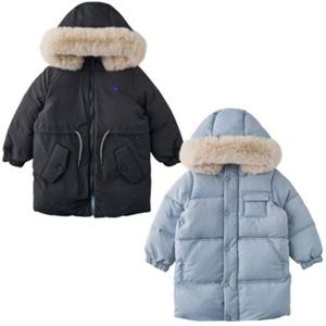 [블루독8키즈]스카이블루 리버시블다운점퍼 덕다운 양면 오리털 롱패딩 파카 두돌선물 초등학생 25C1511401