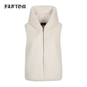 [팬텀] 여성 에코퍼 후드 점퍼 베스트