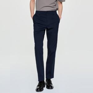 헤지스  25FW  남성 스트레이트핏 단색 면혼방 팬츠 HZPA5C371N2