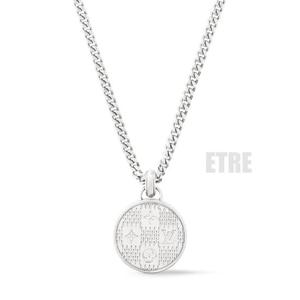 루이비통 목걸이 남성용 다미에 스테이플스 (Damier Staples) 펜던트 M02446