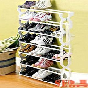 신발정리대 화이트 오픈신발장 28족 슈즈렉 신발장