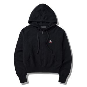 지프 여성 니트 후드집업 가디건 JP4TZF301BK