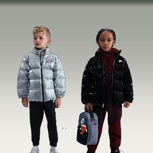 [나이키키즈PG] 샤이니 숏다운 덕다운패딩 A254DM181P(105-130 )트윙클에센셜다운자켓