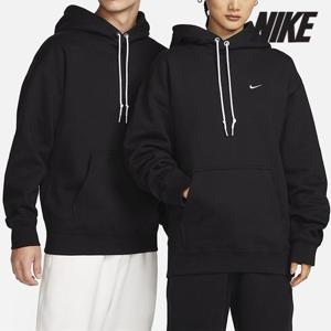 [나이키]나이키 후드티 /Z2- DX1356-010 / 솔로 스우시 플리스