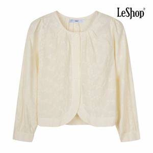 [르샵] 다트넥 플라워 레이스 블라우스 (BP9BL004A)