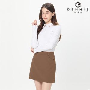 [DENNIS] 25FW신상 여성)소프트웜 피치기모 베이직 긴팔 카라티_NAQFLTS058