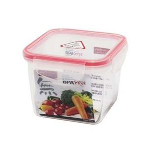 플라스틱용기 혜성 참 좋은 밀폐 정사각 850ml 밀폐용기 진공밀폐용기 다용도밀폐용기 반창통