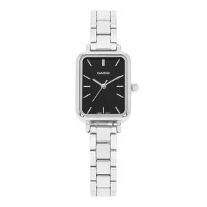 카시오 LTP-V009D-1EUDF (LTP-V009D-1E) 아날로그 스퀘어 수능 학생 여성 메탈시계