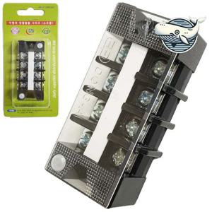 이엠 고정식 단자대 배선 연결 터미널 블록 터미널블록 고정식단자 배선단자대 고정식단자대 배선고정 쇼트바 터미널블록20A 터미널블록4P