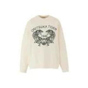 오니츠카타이거 긴팔 티셔츠 2183B497 700 OFF WHITE DOM