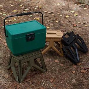 캠핑 쿨러 스탠드 아이스박스 받침대 중형 (베이지) 캠핑용품 캠핑테이블 쿨러스탠드 쿨러선반 쿨러받침대