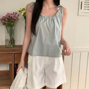 페미닌 무드 바캉스 나시 블라우스 JSC-s0143 페미닌룩