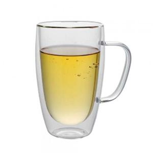 로하티 크리스 이중 유리컵(450ml)/ 손잡이컵