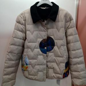 Destijl HC06 프리미엄 덕 잔골덴 카라 경량 덕 패딩 프린팅점퍼 D2543jp05B