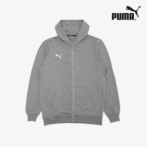 푸마 팀골 캐주얼 후드 간절기 자켓 그레이 65859533