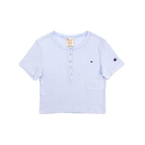 챔피온 여성 반팔 크롭 골지 티셔츠 115156 BS012