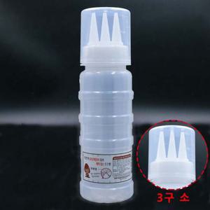소형 소스병 300ml 실리콘패킹 잘라쓰는 뚜껑 3구 ALS 소스병 참기름병 간장병 양념통 식초병