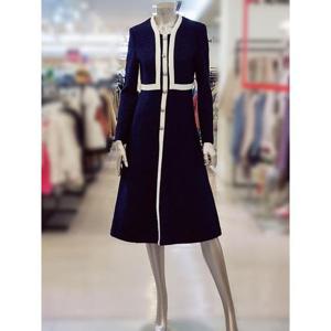 미니멈 세이브존03 미니멈 울 배색라인 롱 원피스 MYDAWO0530