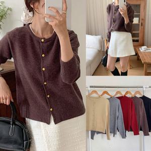 나야홍 / 위쉬몰 TC 골드버튼라운드가디건(V646H511) 빅사이즈