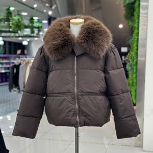 [오조크]폴리페이크 퍼 넥카라 긴팔패딩점퍼/FOTWCUH526PA_SH