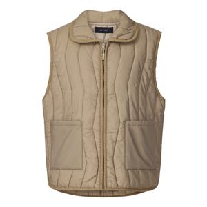 FOCUS  투 포켓 웨이브 라인 퀼팅 조끼 PBINF5W1VT4541