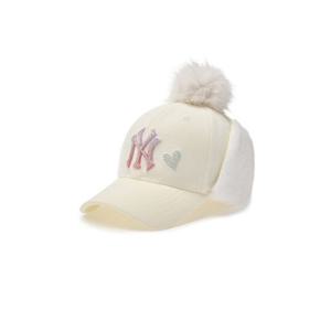 MLB모자 NQK 7FWM44046-50CRS 베이직 스톤 로고 폼폼 귀달이 캡 뉴욕양키스