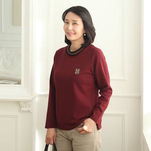 [쉬즈마담]T57440 여왕벌 컬러골지 시보리티 50대 엄마옷