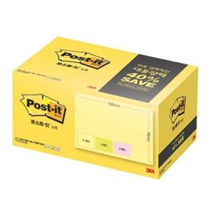 3M포스트잇 매직버블 포스트잇 노트(657-15A 대용량팩_102X76mm) 메모지